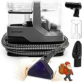 Portable Carpet Cleaner Machine, Upholstery Washer & Couch Cleaner with 17KPa Powerful Suction & Brushless Motor, Small Deep-