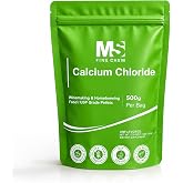 Pure Calcium Chloride (1.1 lb) Food Safe, for Wine Making, Home Brew, &amp; Cheese Making, 500gm