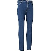 Wrangler Mens Cowboy Cut Active Flex Slim Fit Jeans, Stonewash, 28W X 32L US
