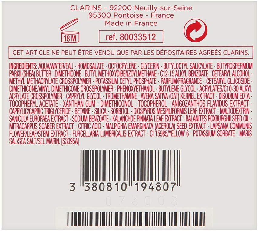 clarins extra firming jour spf 15