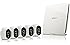NETGEAR Arlo Certified Refurbished VMS3530-100NAR Security System with 5 HD Wire Free White Cameras for Indoor or Outdoor use, Works with Amazon Alexa.