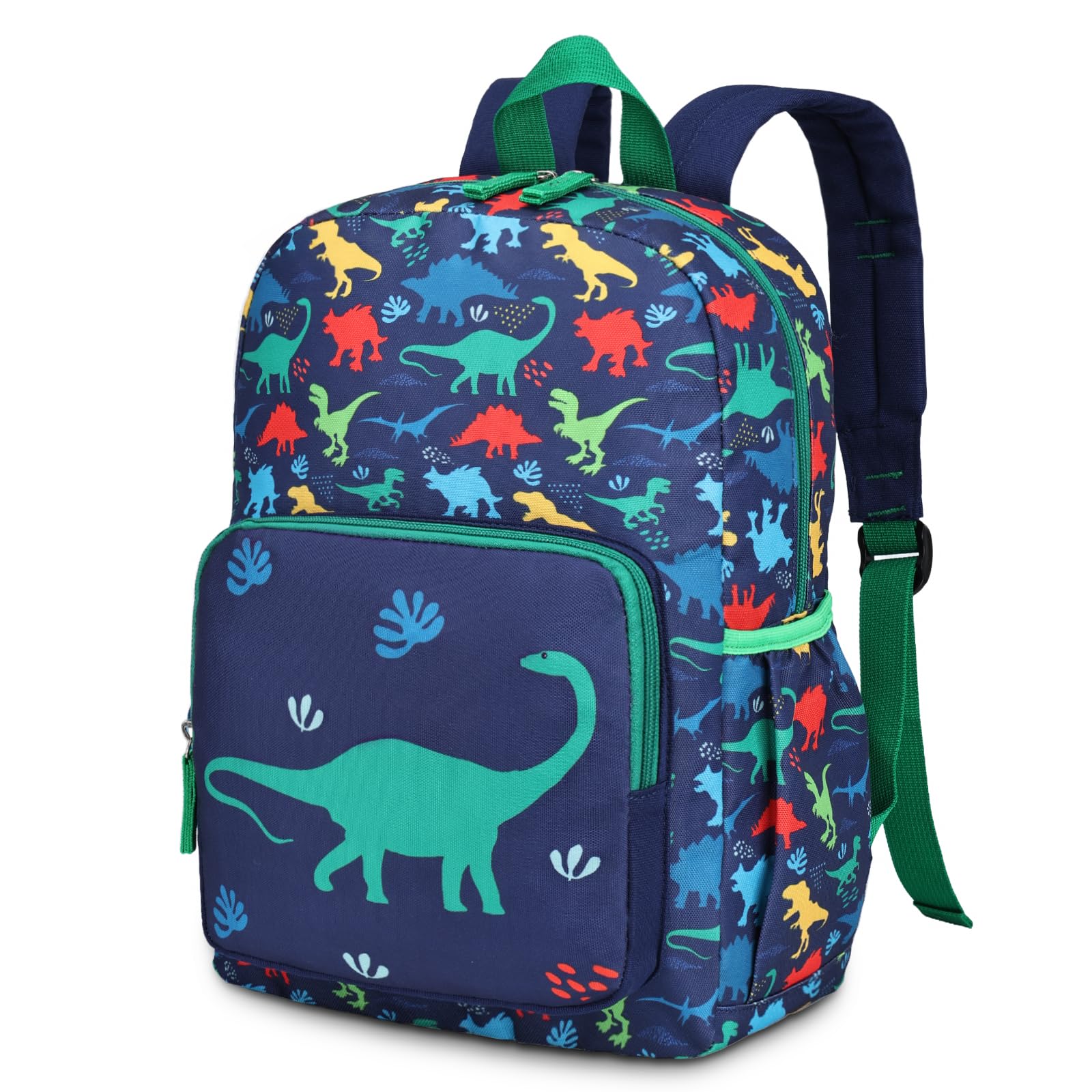 Kinderrucksack für Jungen 4-8 Jahre, Leichter & Wasserabweisender Vorschule Rucksack,Schulrucksack mit Brustgurt, für Grundschule,Dinosaurier