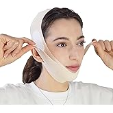 V Line Lifting Mask Chin Strap for Sleeping, Face Lifting Strap, Chin Strap, V Line Mask, Jawline Shaper, Jaw Strap, Double Chin Reducer,Face Lift Tape & Snoring Solution (Beige-)