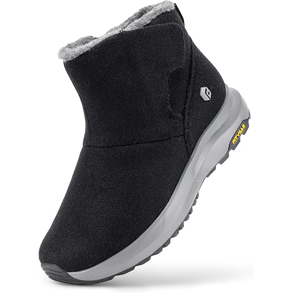 Hombre Botas De Nieve Senderismo Zapatos Antideslizantes Trekking Zapatos Calientes Botines Invierno Piel De Forro Sneakers