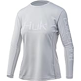 HUK Womens Icon X Long Sleeve Shirt|Fishing Shirt with Sun Protection
