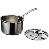 Cuisinart MCP193-18N Multiclad Pro Triple Ply Stainless 3-Quart Skillet, Saucepan w/Cover