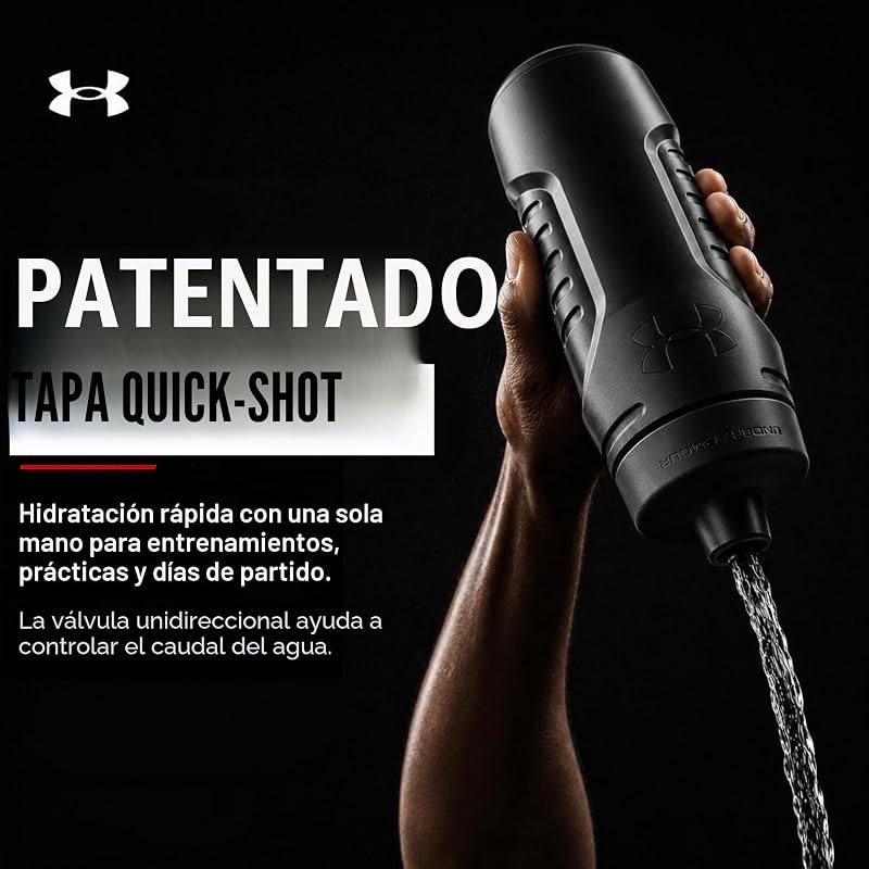 32oz Squeeze Lateral Preto/Cinzento Picth 950 mililitros