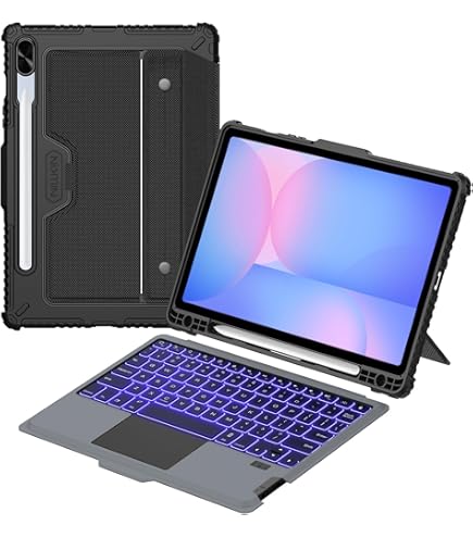 Samsung Galaxy Tab S10FE+ - Slim Book Cover Keyboard Case with AI
