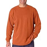 Comfort Colors - 6.1 Ounce Ringspun Cotton Long Sleeve T-Shirt - 6014 - Yam - Medium