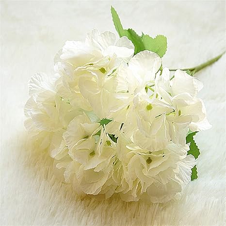 Amazon ウェディングブーケ 5頭のアジサイ人工花の花束白い小さな絹の偽物花花の顔の花青い結婚式のホームパーティーの装飾 永遠の花 Color White 造花 オンライン通販 Amazon ウェディングブーケ 5頭のアジサイ人工花の花束白い小さな絹の偽物花花の顔の花青い結婚式のホームパーティーの装飾 永遠の花 Color White 造花 オンライン通販