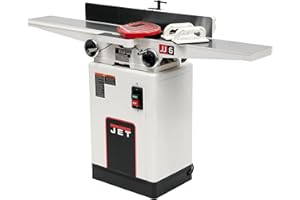 JET 6-Inch Long Bed Jointer, Straight Knife Cutterhead, 1 HP, 115/230V 1Ph (JJ-6CSDX)