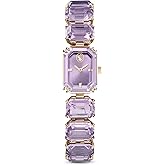 Swarovski Watch, Octagon Cut Bracelet, Purple, Champagne Gold-Tone Finish