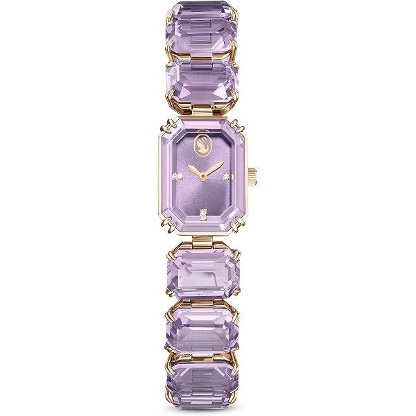 Brand new Elegant Crystal Bracelet Watch - 3 Tones Amazon.com: Swarovski Watch, Swiss Made, Metal Bracelet  main image 2