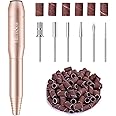 MelodySusie Portable Electric Nail Drill,PC120B Compact Efile Electrical Professional Nail File Kit for Acrylic, Gel Nails, Manicure Pedicure Polishing Shape Tools Design for Home Salon Use, Gold