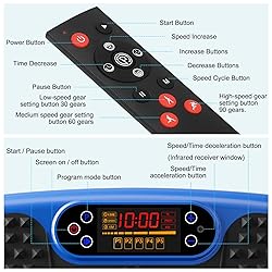 SoftGym Vibration Plate Exercise Machine for