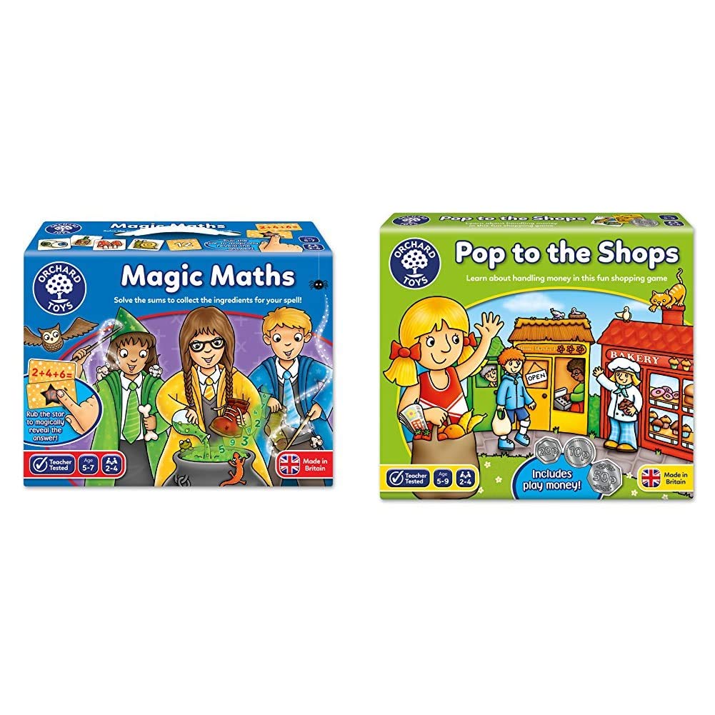Orchard Toys Magic Maths Game & Toys Pop to the Shops Game