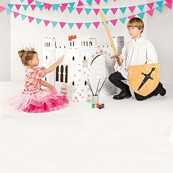 Grosser Schloss Stark In Karton Bauen Anmalen Decorer Haus Amazon