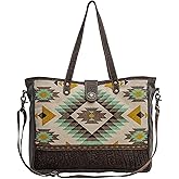 Myra Bag Western Tote Shoulder Bag for Women - Leather Crossbody Bag Clefairy