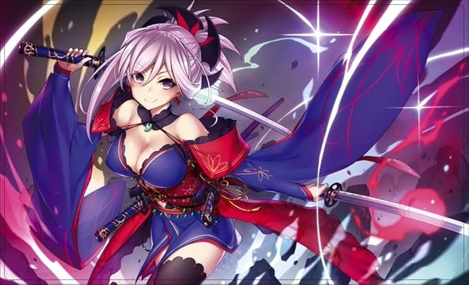 Amazon Co Jp ｆｇｏプレイマット ミッドナイトブルー 武蔵 イラスト 児玉酉 ホビー