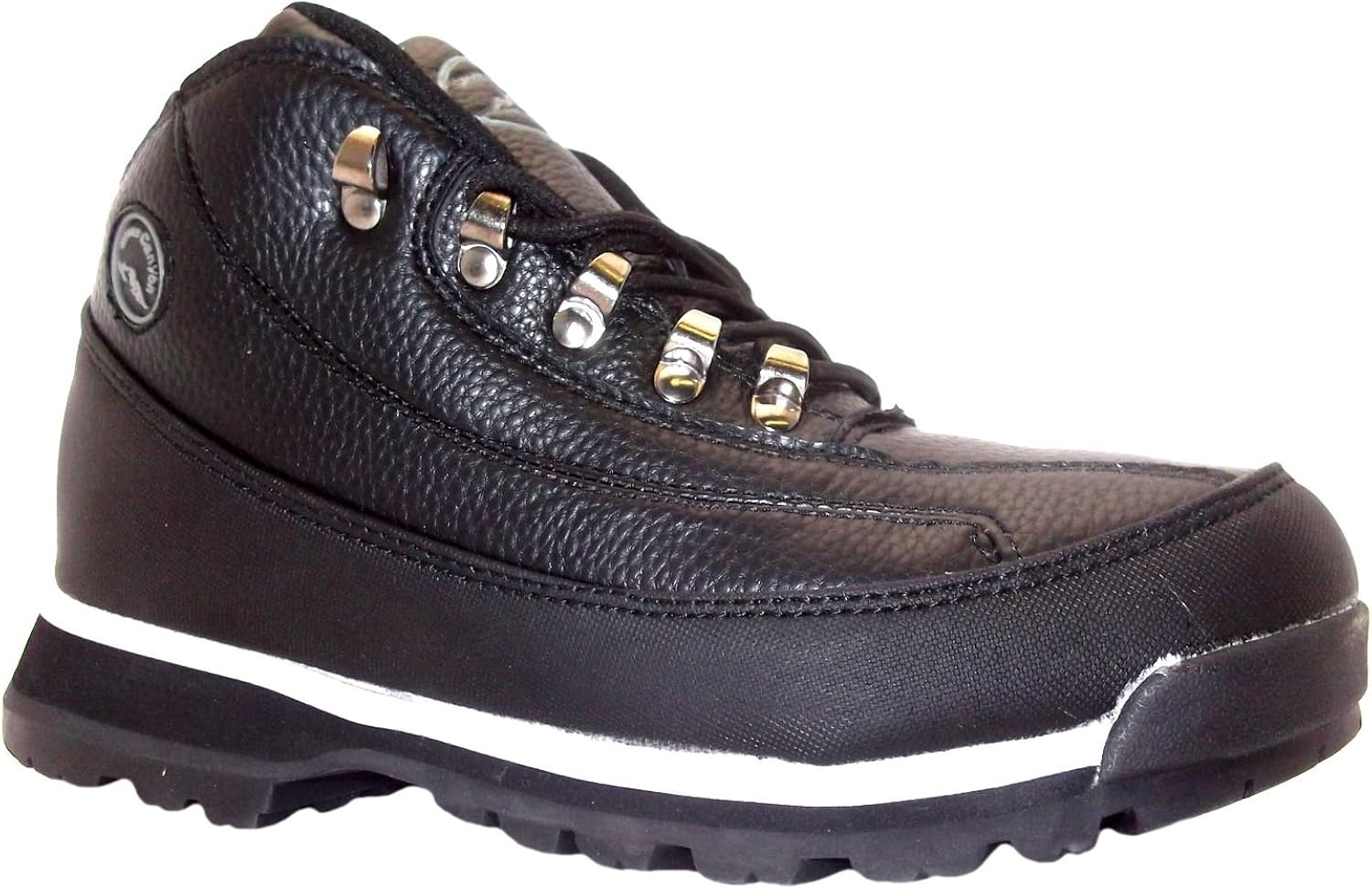 Size 6 Stone Canyon Boy's Trek Formal Black Cadets / School Ankle Boots