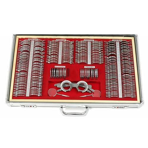 68pcs Trial Lens Set Optometry Metal Rim Optical Lens Optometry Test