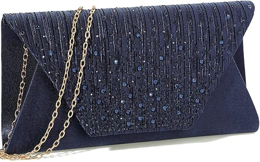 blue sparkly bag