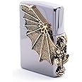Zippo Gargoyle2 GD Lighter Genuine Authentic Original Packing 6 Flints Set
