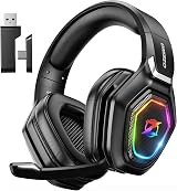 Ozeino Wireless Gaming Headset 2.4GHz 40H Battery PS5 PS4 PC USB-C view 1