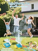 Kssvzz 4 in 1 Kids Turtle Water Sprinkler Outdoor Toy view 6