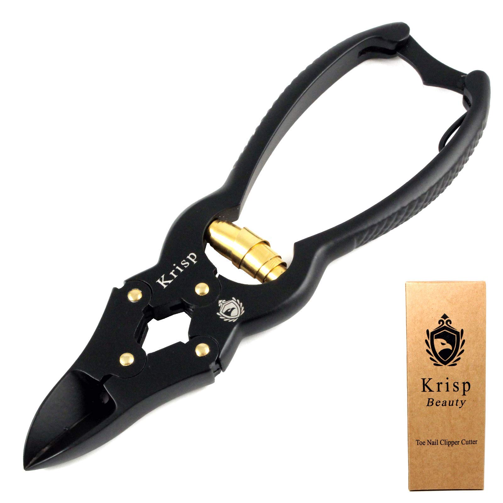 Photo 1 of Toenail Clippers - Professional Podiatrist Toenail Clippers for Thick Nails for Seniors - Heavy Duty Nail Clippers Cutter Trimmer for Men Women Podiatry Tools Stainless Steel Toenail Scissors by Krisp