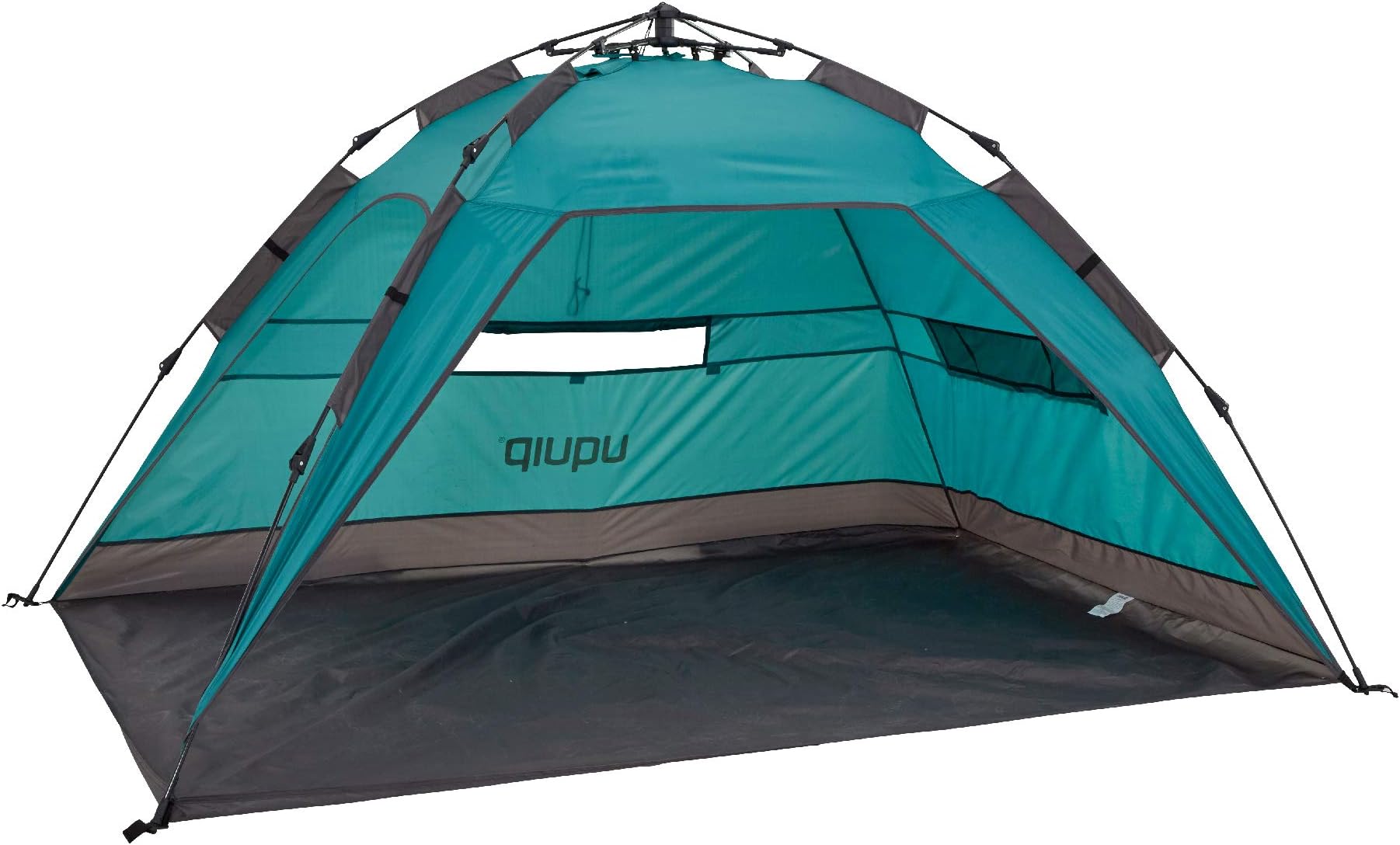 UquipBuzzy XL Beach Tent with UV Protection 50+ Sun Protection, Wind Protection, Blue