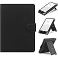 HoYiXi Universal Case Compatible with 6”-6.8” Kobo/Pocketbook/Tolino/Sony E-Book eReader Kindle Paperwhite/Kobo Clara HD/Kobo Clara 2E Leather Stand Cover for 6-6.8'' E-Book eReader, Black