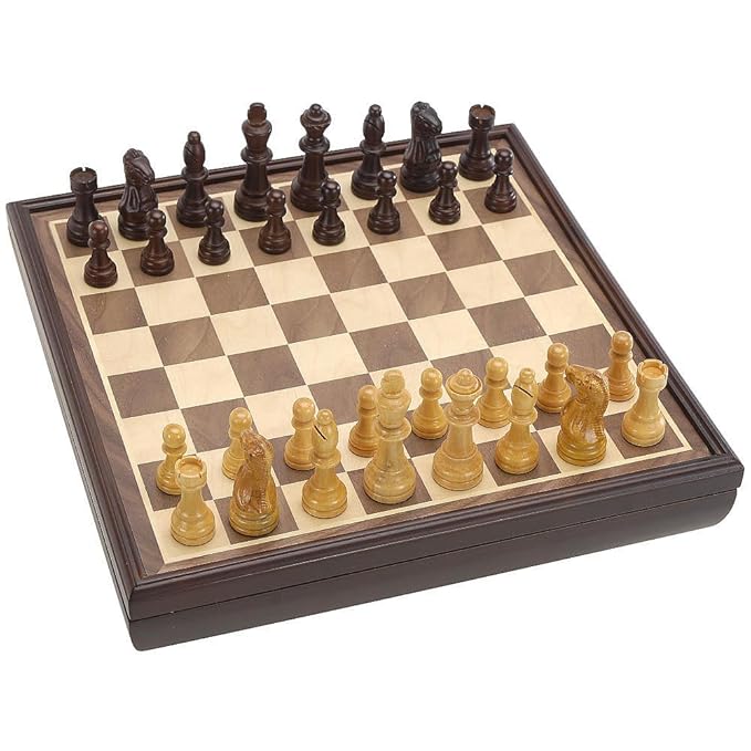 Pavilion Games Deluxe Wooden Chess Set Amazon.co.uk Toys & Games