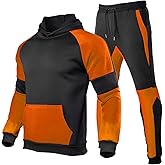 HHGKED Men's Track Suits 2 Piece Set Active Jogging Suits Long Sleeve Sweatsuits Casual Outfits
