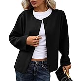 Vidifid Womens cropped pea coat Long Sleeve Button Down wool coats short jackets Outerwear