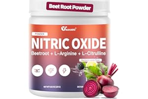 YAAHARO Nitric Oxide Supplement - Beet Root Powder with L-Citrulline & L-Arginine, Nitric Oxide Supplements for Men Women with Beetroot, Supports Energy, Heart Health, BlackBerry Lemon Flavor, 35-Day Supply