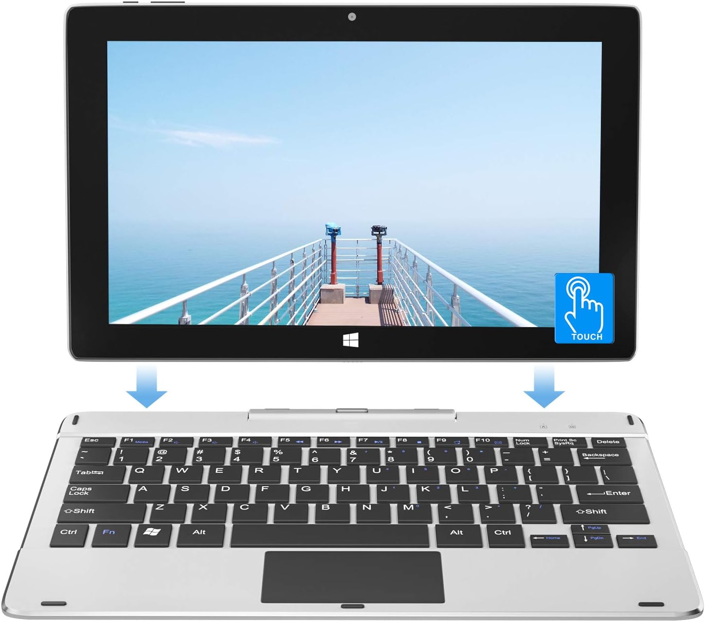 Jumper 11.6 inch FHD Laptop Touch Screen 6GB 128GB SSD Windows 10