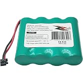 ZZcell&reg; Battery Replacement for DSC WTK5504 Wireless keypad WS4920HE Wireless Repeater 4PH-H-AA2100-S-D22,17000153, WKA5504, DSC-BATT2148V Alarm System 4.8V 2100mAh