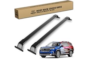 InTimesAuto 260lb Roof Rack Cross Bars for 2016-2022 Honda Pilot, Matte Black Heavy Duty Aluminum Cargo Crossbar.(ONLY FIT Factory Flushed Side Rails)
