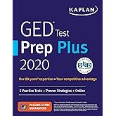 GED Test Prep Plus 2020: 2 Practice Tests + Proven Strategies + Online (Kaplan Test Prep)