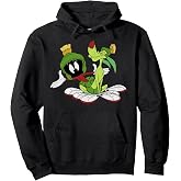 Looney Tunes Marvin The Martian And K-9 Portrait Pullover Hoodie