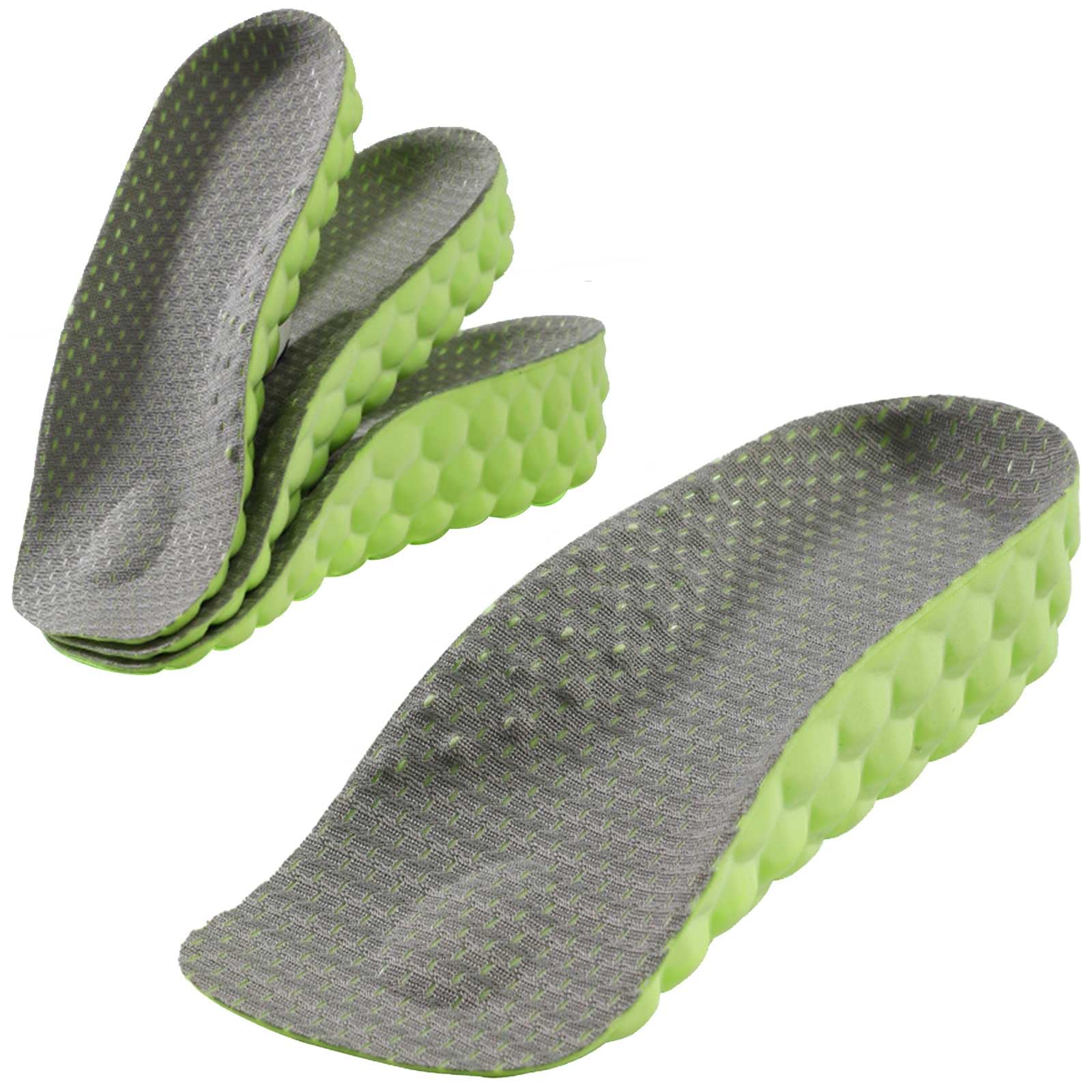 Photo 1 of Height Increase Insoles for Men and Women, Arch Support, Plantar Fasciitis & Flat Feet Relief (Grey,3 Pairs - 0.6inch&1inch&1.4inch)