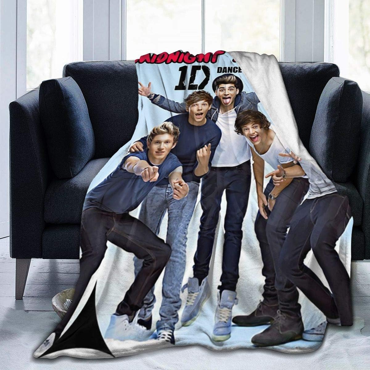 Xutech One-Direction Blanket Soft and Warm Throw Blanket Micro Fleece Blanket 50X40 Inch