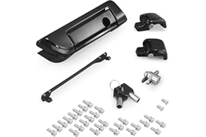 SWESGI Tour Trunk Latches Black,Tour Trunk Lid Latch with Keys Fit for Harley Touring Road King Road Glide Street Glide Electra Glide Ultra-Classic 2014-2025