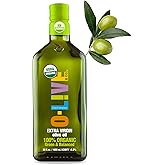 O-Live & Co. Premium Organic Extra Virgin Olive Oil | First Cold-Pressed | Non-GMO | 33 fl oz Bottle