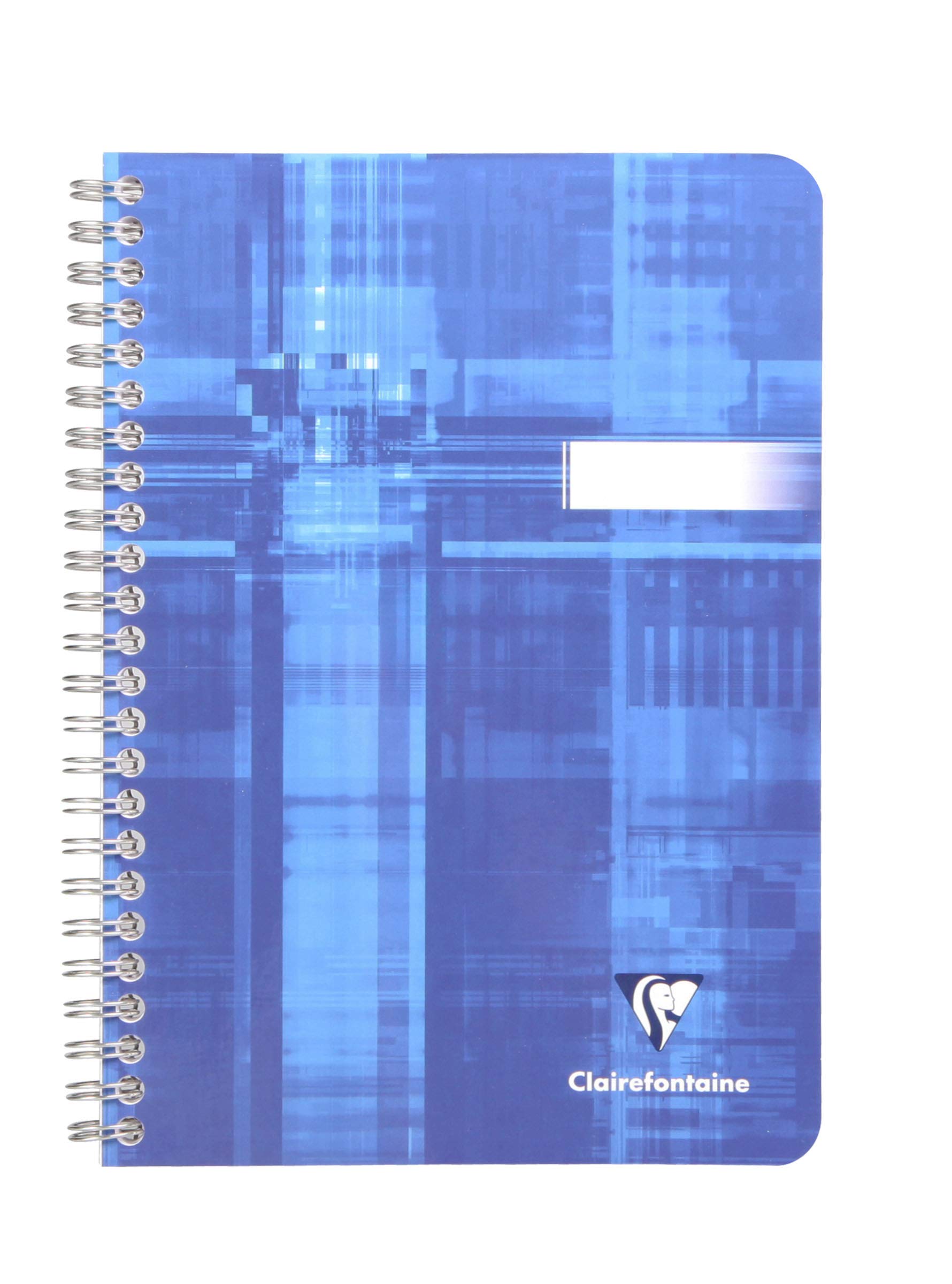 Clairefontaine 8531C - Set of 10 Spiral Notebooks - Dimensions: A5 14.8x21cm - 100 Seyes Ruled Pages - White Paper 90 g - Laminated Card Cover - Random Colours