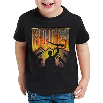 style3 Boom T-Shirt für Kinder ego Shooter PC Software Doom Quake