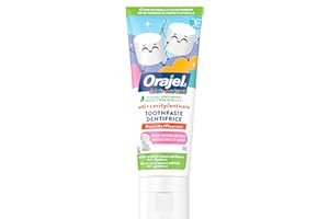 Orajel Kids Anticavity Fluoride Toothpaste, Great Tasting Natural Marshmallow Kids & Toddler - No Artifical Colours & Flavour