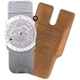 CYA Micro E6B Metal Flight Computer - 7.4"x4" Aviation Aluminum Tool | Compact 7.4"x4" aviation aluminum E6B metal flight computer. Features nautical &amp; statute scales for pilot navigation.