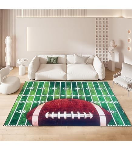 Amazon.com: Sports Area Rug Retro American Football Field